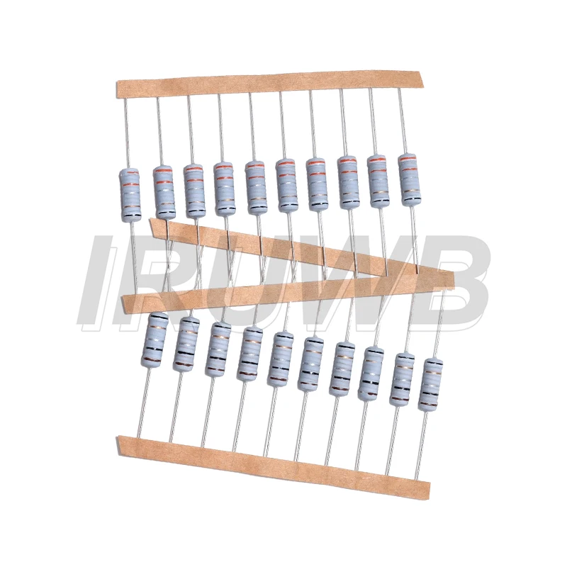 10pcs 0.1R 0.1 0.22 0.33 0.47 1 2.2 4.7 6.8 10 22 33 47 51 68 100 ohm 3W 5% Wire Wound Resistor Fuse Winding Resistance image 1