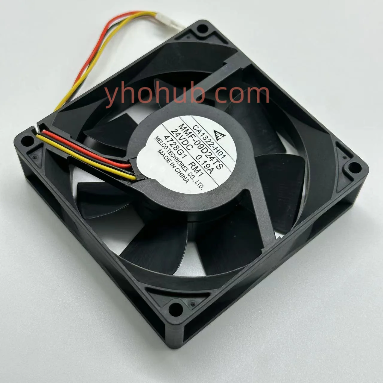 Melco MMF-09D24TS dc 24v 0.19a 90x90x25mm ventilador