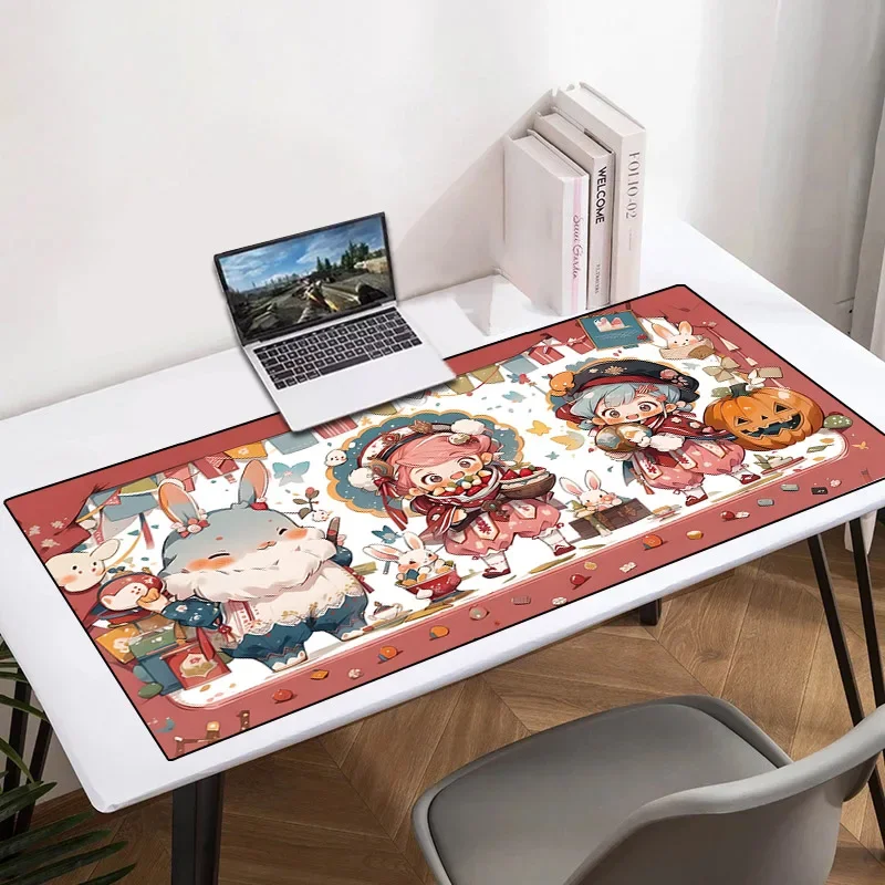 

Anime Girl Pc Gaming Accessories Gamer Keyboard Pad Rubber Mat Deskmat Mouse Pads Mausepad Mousepad Cabinet Desk Mause Xxl Mats