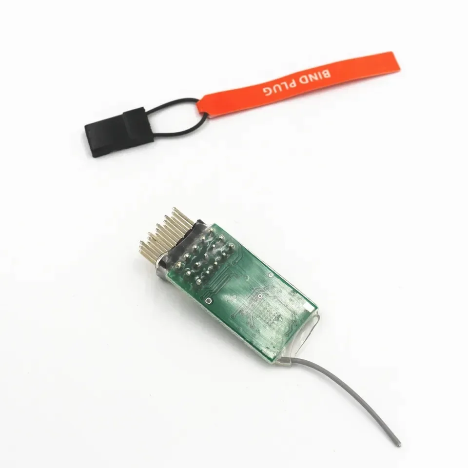 Récepteur 4100E 2.4GHz 4CH DSM2 pour RC avion, micro, 800m