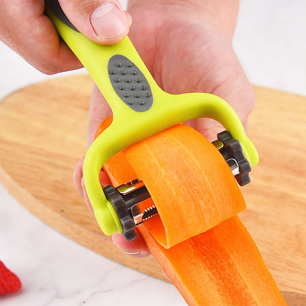 

Vegetable Peeler 3-in-1 Fruit Parer Stainless Steel Handle Potato Grater Kitchen Accessory Vegetable Tools