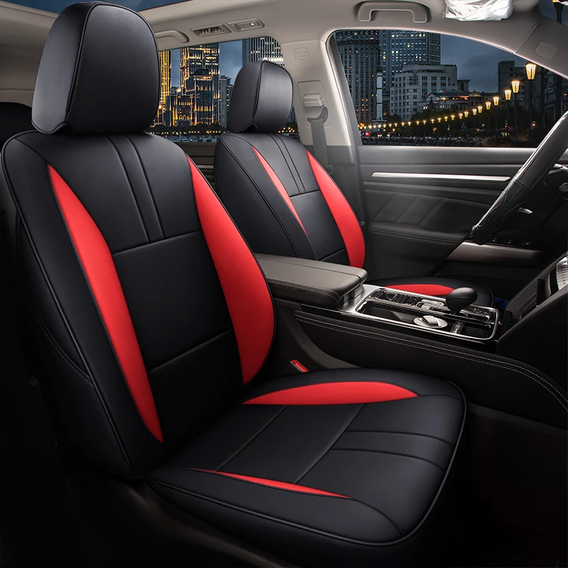 

Front and Rear Full Set Artificial Leather Car Seat Cover Specific Customize for GAC GS8 High Quality Leather Cushion