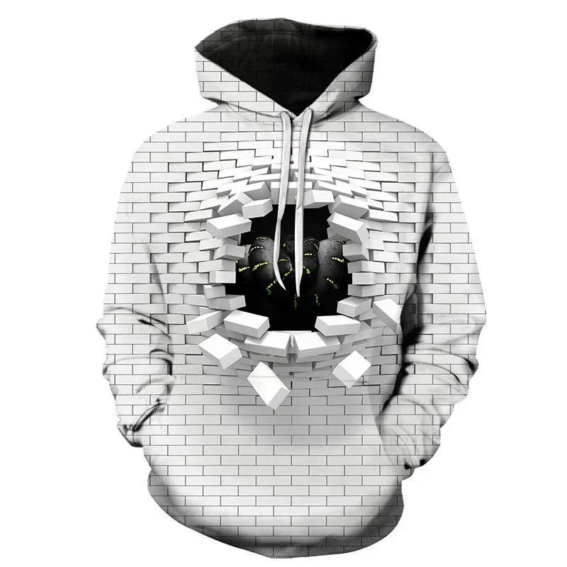 thumbnail image 1 of Sudadera con capucha de moda para hombre nueva con estampado de ciencia ficción 3D, jersey informal de manga larga, moda urbana, ropa de otoño e invierno para hombre, 1 of 5