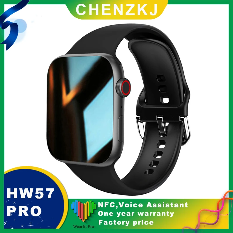 Смарт-часы CHENZKJ HW57PRO NFC для мужчин Серия 7 Bluetooth Вызов Беспроводное зарядное