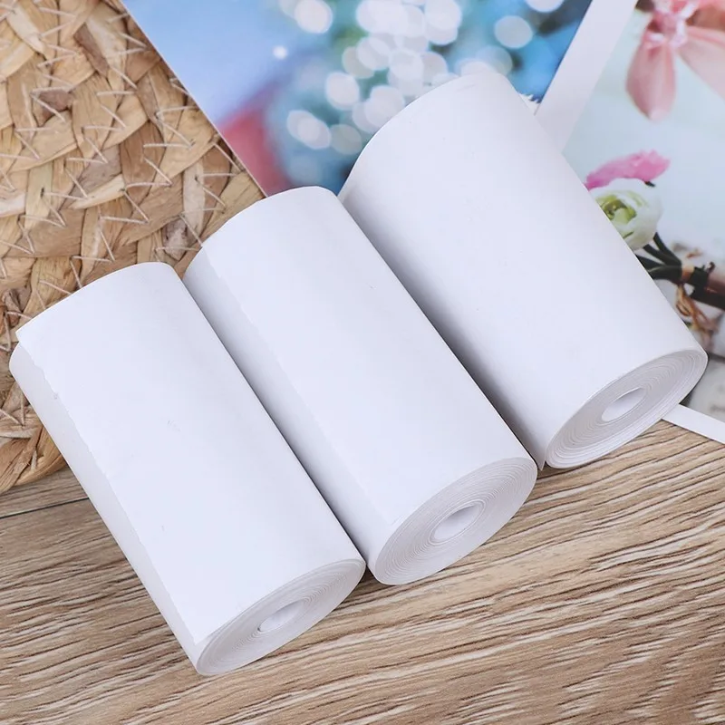 Thermal Paper Roll 1 Roll 57*30mm Thermal Paper Color White for Children Camera Instant Printer Kids Camera Printing Paper Replacement Accessories