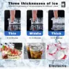 Ice Maker, 100Lbs/Day, Stainless Steel Ice Machine with 48 Lbs Capacity, Ideal for Restaurant, Bars, Home 5