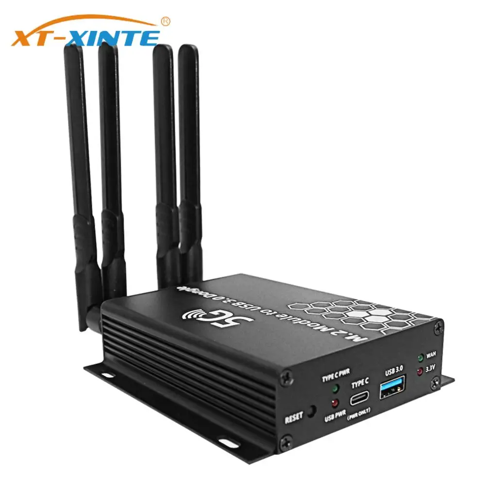 

Настольный для NGFF M.2 ключ B к USB 3.0 беспроводной модуль адаптер карта 2 слота для sim-карты 4 Антенна для 5G 4G LTE GSM модем