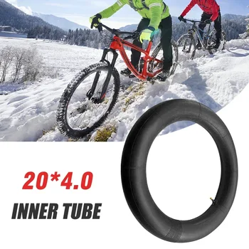 1PC o 2PCS Fat Bike Tube 20x4.0 Camera d'aria per bici per motoslitte Biciclette ATV Pneumatico nero