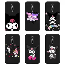 

Cute cartoon Sanrio Kuromi Rabbit Phone Case For Redmi 9A 9 8A Note 11 10 9 8 8T Pro Max K20 K30 K40 Pro