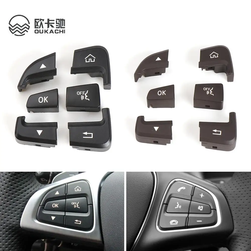 

W205 W253 LHD RHD Car Multi-function Steering Wheel Switch Control Buttons Cover For Mercedes Benz C Class GLC Class