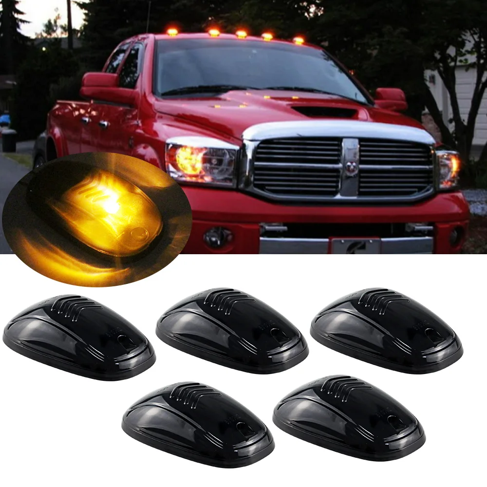 5pcs Roof Running Light LED Cab Roof Clearance Marker Lamps For Dodge RAM  1500 2500 3500 Ford F-Series Chevy/GMC Trucks etc,12V - AliExpress, image size:1000x1000