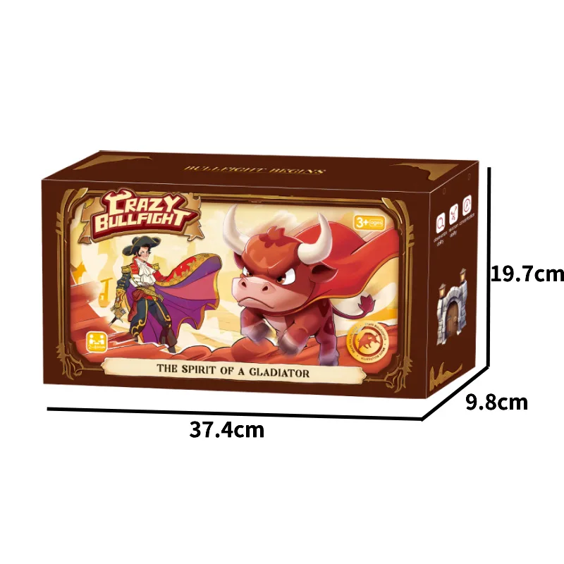 Interactive Games Bull Fighter Family Card Game Adults Board Tabletop Game Learning Educational Toys With Music For Multiplayer 4
