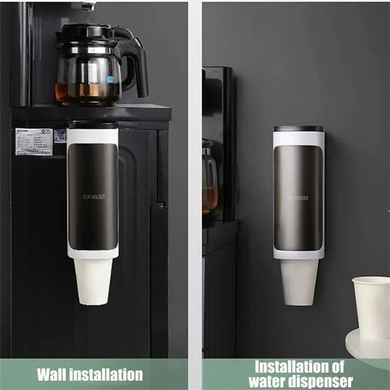 Water Dispenser Storage Paper Cup Holder Paper Cup Holder Storage Rack Taker Automatic Dropper Organizer cup storage holder paper cup dispenser