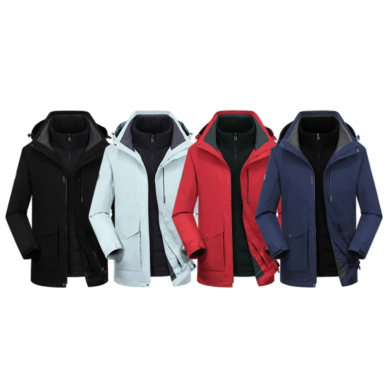 Down Jacket Men's Silk Cotton Down Coat Winter Outdoor Sports Jackets Thickened Warm And Windproof Padded Clothes
