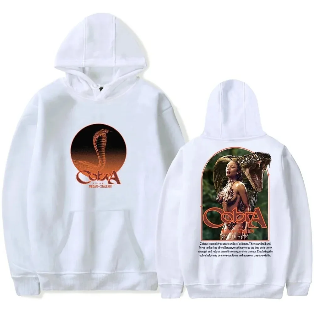 

Megan Thee Stallion Cobra Hoodies New Album Sweatshirt Casual Fashion Longsleeve