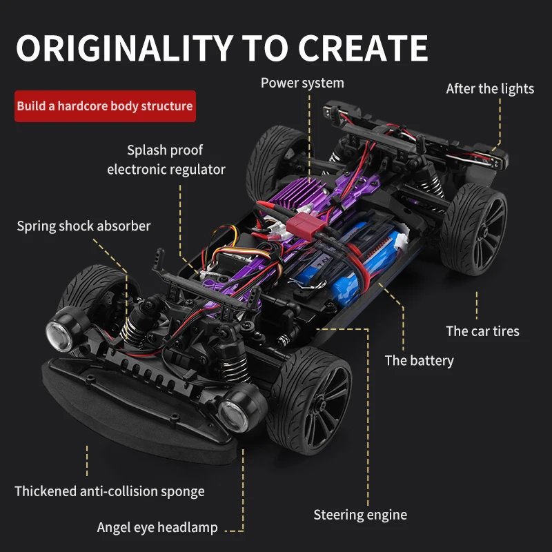 Electric 4WD Drift Car High Speed RC Toy
