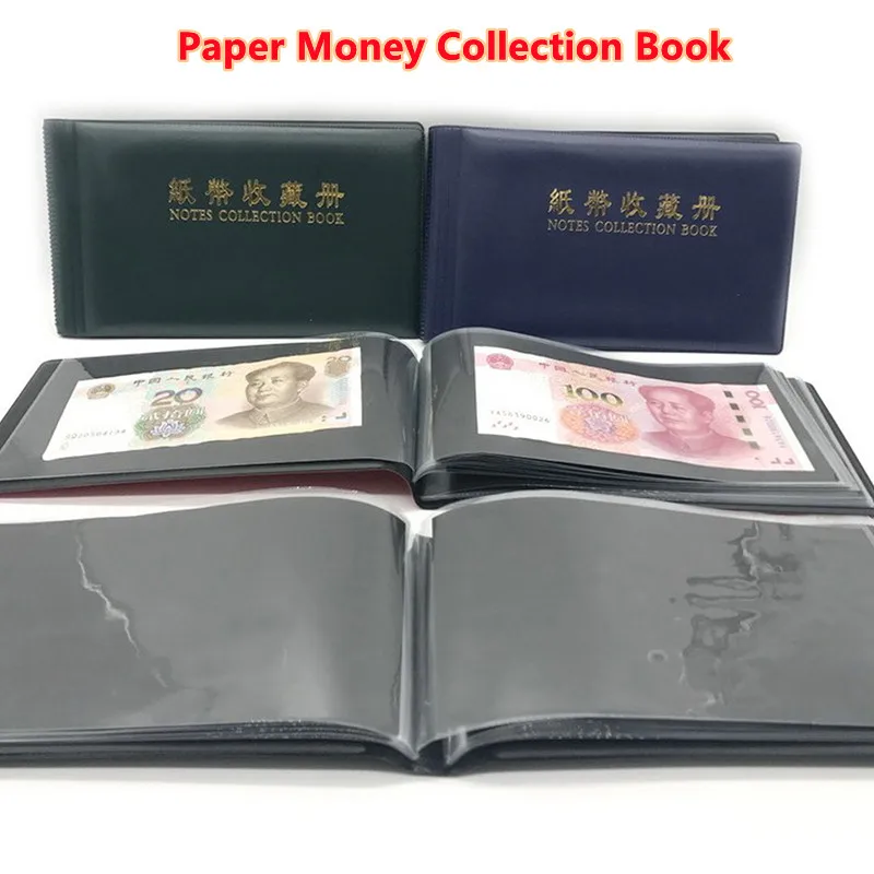 New 1pc Money Organizer Album for 120 Pockets Coin Holder Banknote Albums  Penny Storage Bag Collection Book for Colle V7Q0 - AliExpress