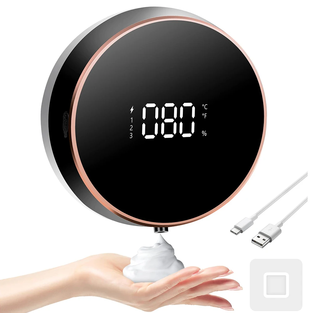 

Automatic Soap Dispenser Wall Mounted Foam Soap Dispenser Smart Washing Hand Machine Electric Infrared Sensor Liquid Dispenser