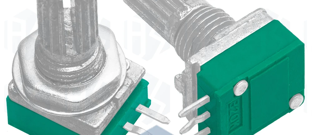 B5K B10K B20K B50K B100K B500K Audio Verstärker Versiegelt Potentiometer 15mm Welle 3pins 6pin RK097N – Detail 16