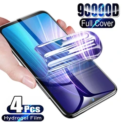 4Pcs Full Cover Hydrogel Film For Huawei P30 P20 P40 Lite P50 Pro Screen Protector For Huawei Mate 30 20 40 50 60 Pro Lite Film