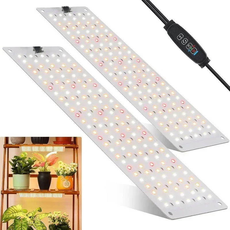 LED Plant Growth Light Indoor Full Spectrum Timing Lamp for Aquarium Nursery Landscape