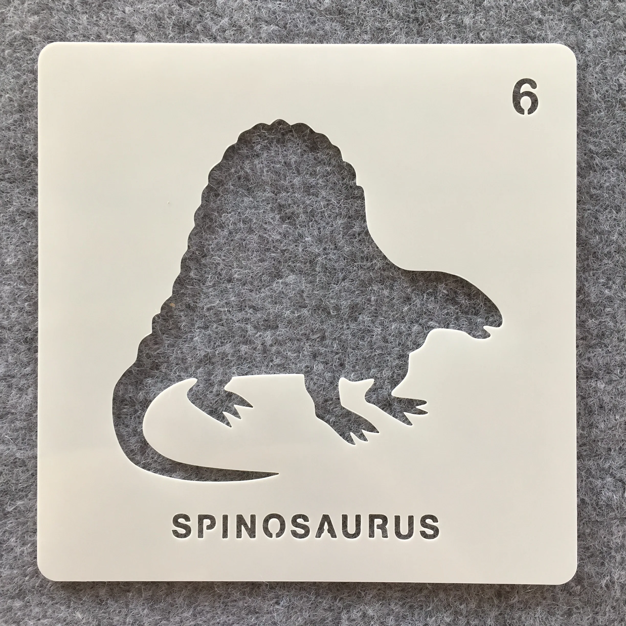 12Pcs/Lot 13cm Prehistoric Dinosaur 12 DIY Layering Stencils Painting Scrapbook Coloring Embossing Album Decorative Template