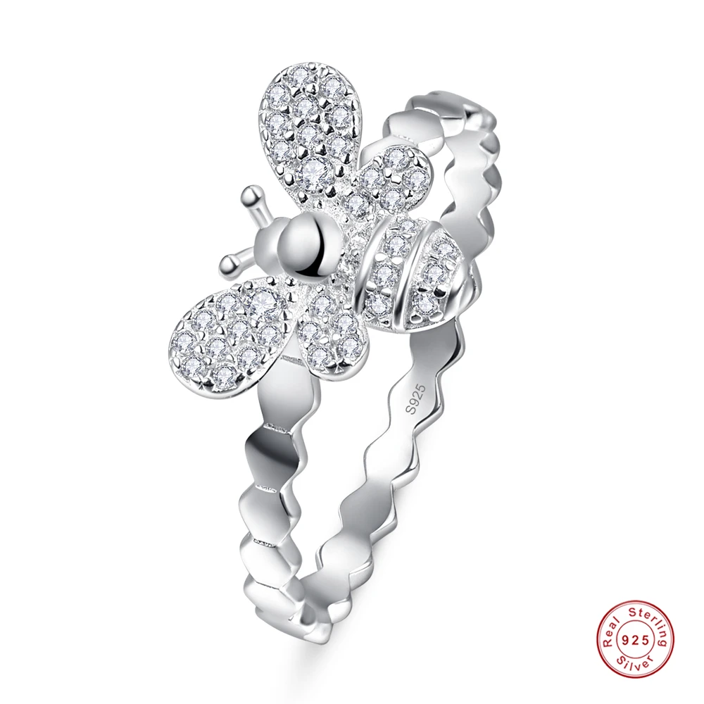 

Кольцо женское из серебра 925 пробы с фианитом, 5 А