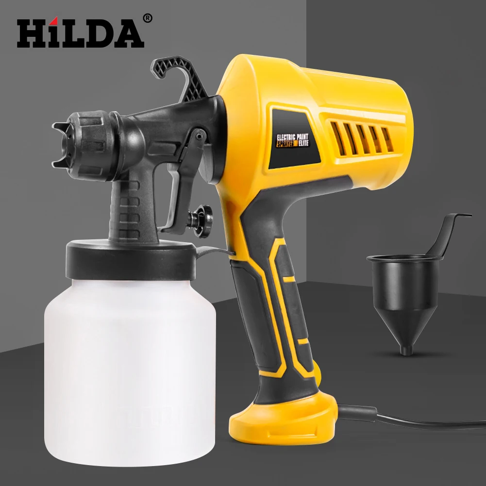 500W Household Paint Sprayer 800ml Portable Sprayer Gun Detachable High  Pressure Spray Gun for Painting Ceiling Walls Fence Door - AliExpress