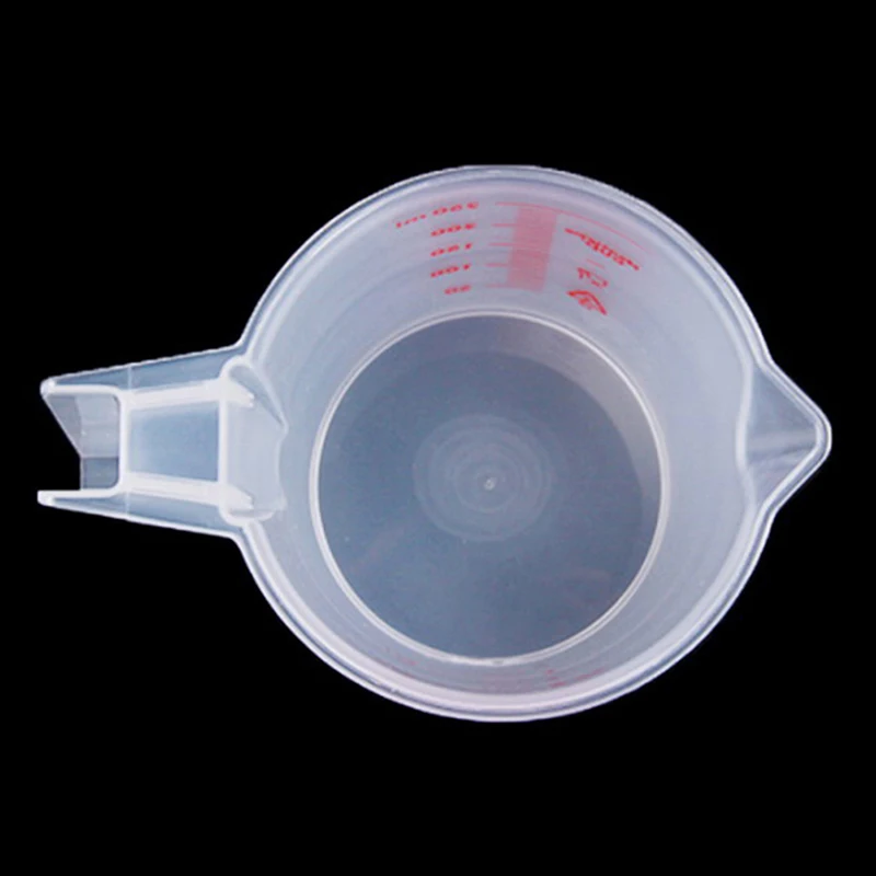 250ml plastic clear measuring cup handle liquid pour spout home kitchen tool