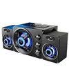 Wireless Bluetooth Audio Home HIFI 3D Stereo Speakers Theater Surround Sound Bar TV Colorful LED Heavy Light AUX USB Wired 4