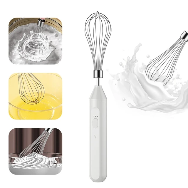Silicone Stainless Steel Hand Whisk Mixer Egg Beater Milk Drink Coffee Whisk  Mixer Egg Beater Foamer Stirrer Kitchen Tools - AliExpress