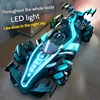 Drift Rc Car Racing 2.4g High Speed Off Road Competition With Led Lights Music 4wd 4x4 Electric Children Toys Racing Boys Game 5