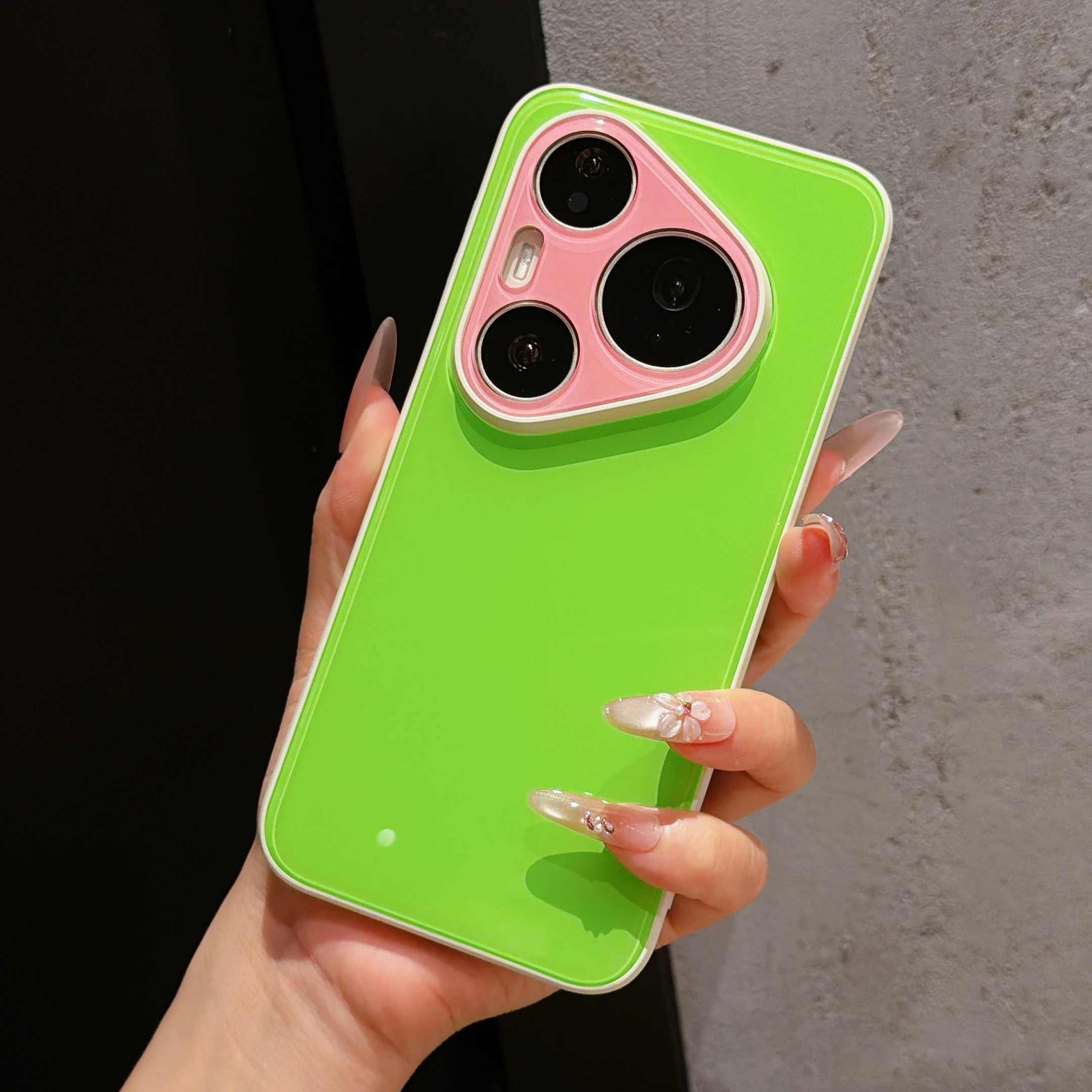 Candy Hit Color Glossy Shockproof Case with Dopamine Camera Protection
