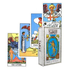 2022 New Large Classic Tarot Cards Deck with Guidebook Durable  Tarot Decks for Beginners and Expert Fortune Telling Cards Game