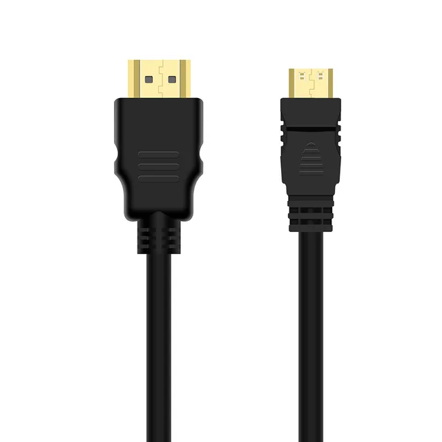 2-Pack Mini HDMI To Standard HDMI Female Adapters - Gold Plated, 4K 1080p 3D