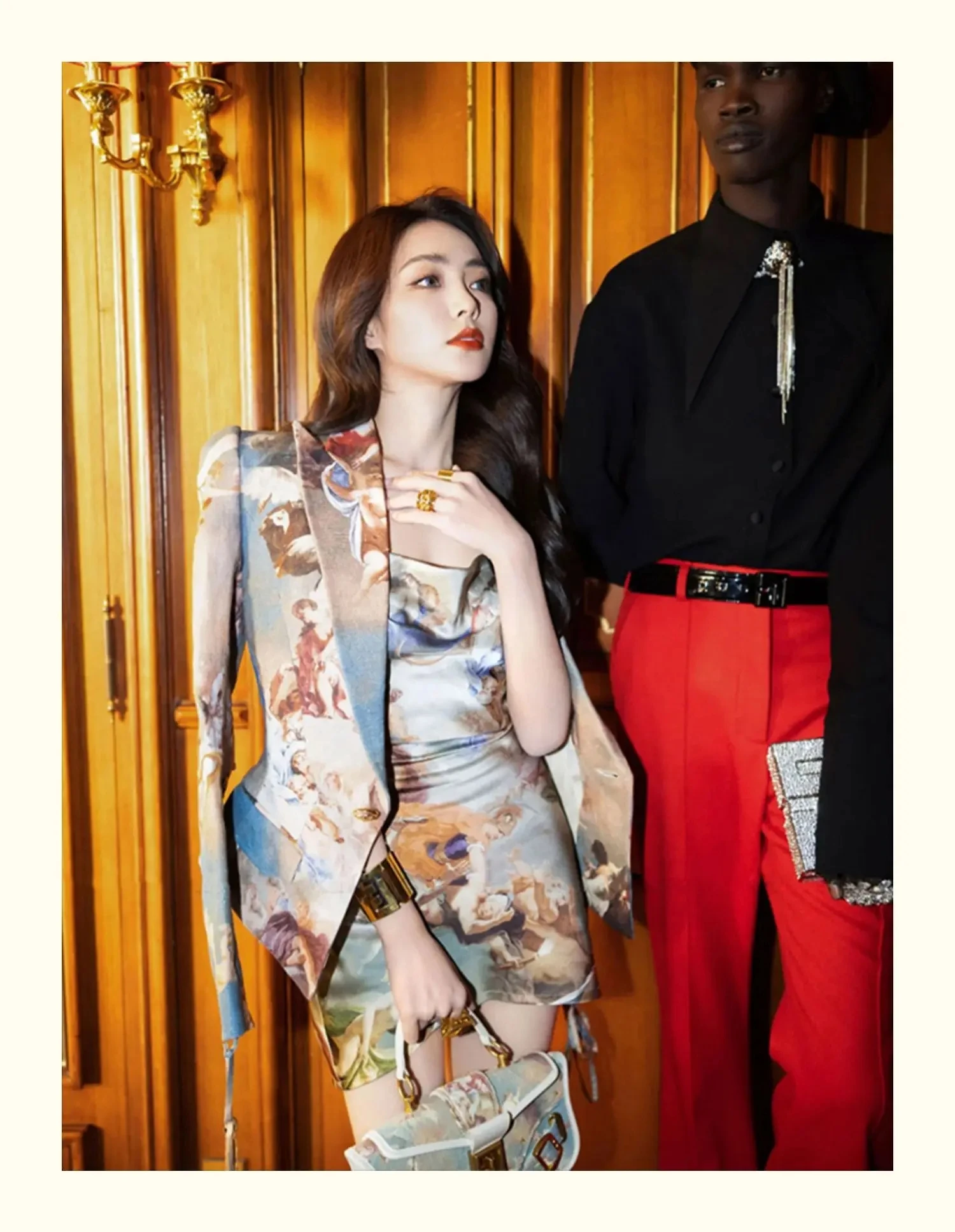 Рисунок 3 - Костюм с юбкой из хлопка и льна