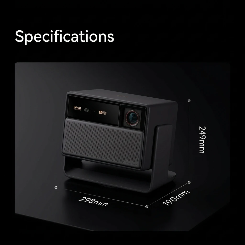 2026 XGIMI RS30 울트라 맥스 5500CVIA 4K 순수 삼색 레이저 프로젝터는 3D 재생, 7000:1 광학 줌 및 HDR 10+를 지원합니다.