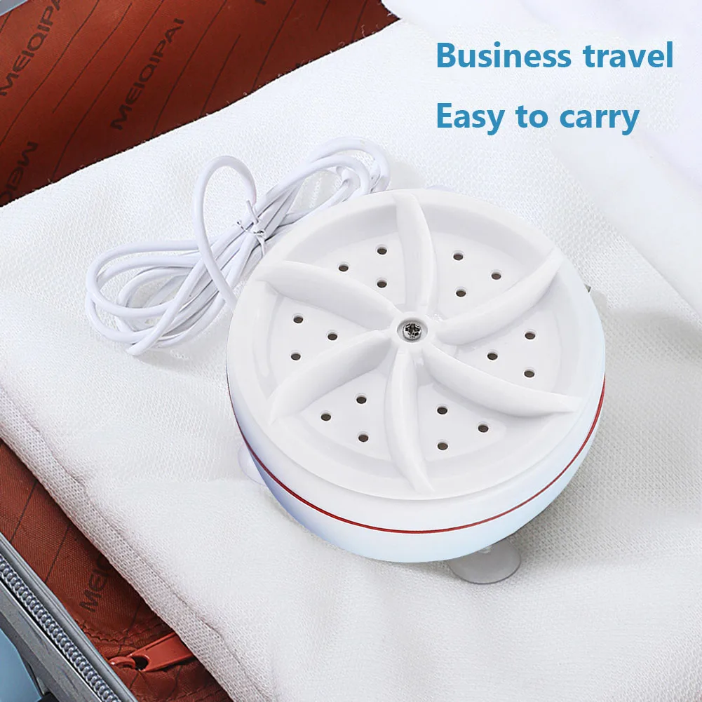 Mini Washing Machine USB Rotating Turbine Portable Washing Machine Multifunction Cleaning For Socks Underwear Wash Dishes