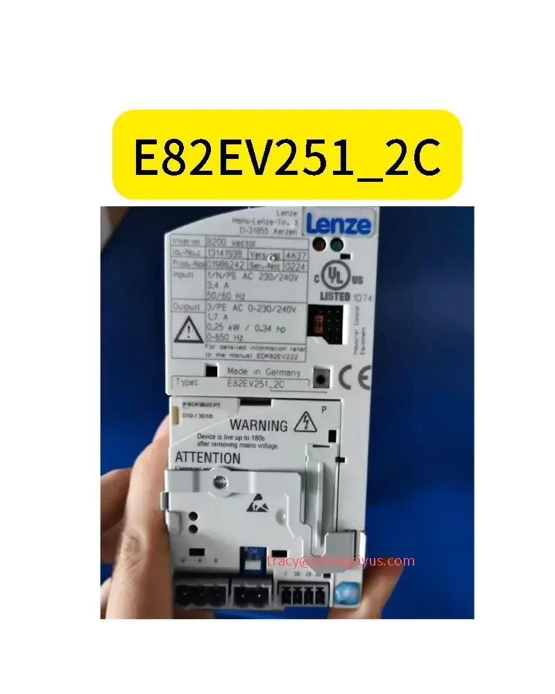 주파수 변환기 E82EV251_2C, 중고 기능 테스트 정상