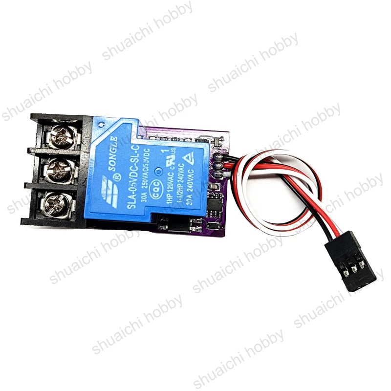 รูปสินค้า 1PCS 5V 30A K130A สวิทช์อิเล็กทรอนิกส์ PWM รีเลย์โมดูล 1CH สัญญาณอินพุต Power ON-OFF Controller สําหรับ Drone เครื่องบินรุ่น Receiver