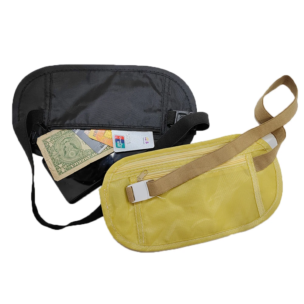 

Invisible Travel Waist Packs Pouch for Passport Money Belt Bag Hidden Security Wallet Gift Travel Bag Chest Pack Money Waist Bag
