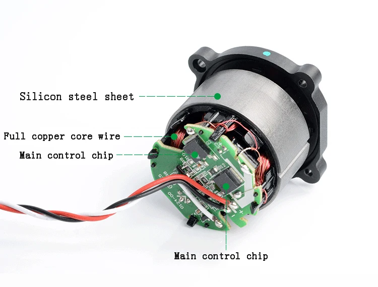 freezemod computador água refrigerar brushless dc bomba de água com linha de velocidade amortecimento núcleo de eixo