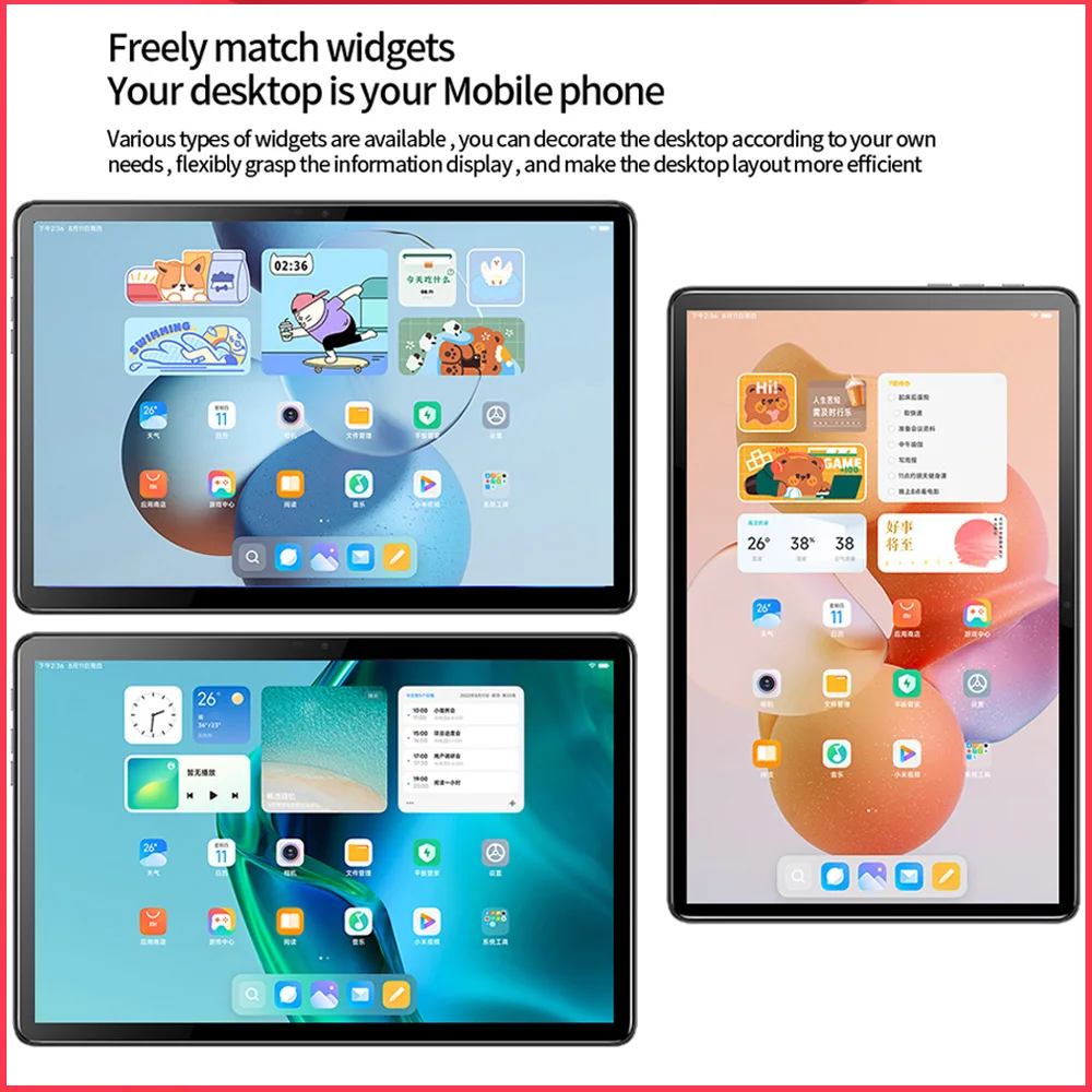 BDF U320 Android Tablet 10.1 Inch 8GB+256GB Octa Core 3G 4G Lte Sim Card Android 12 Tablet Pc 8000mAh Battery 12W Fast Charging 5