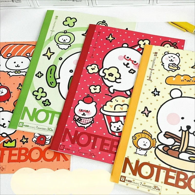 Quaderno Joke Bear con Motivo Cartone Animato, Diario per Studenti, Quaderno Durevole per Appunti con Righe Orizzontali