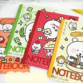 Quaderno Joke Bear con Motivo Cartone Animato, Diario per Studenti, Quaderno Durevole per Appunti con Righe Orizzontali