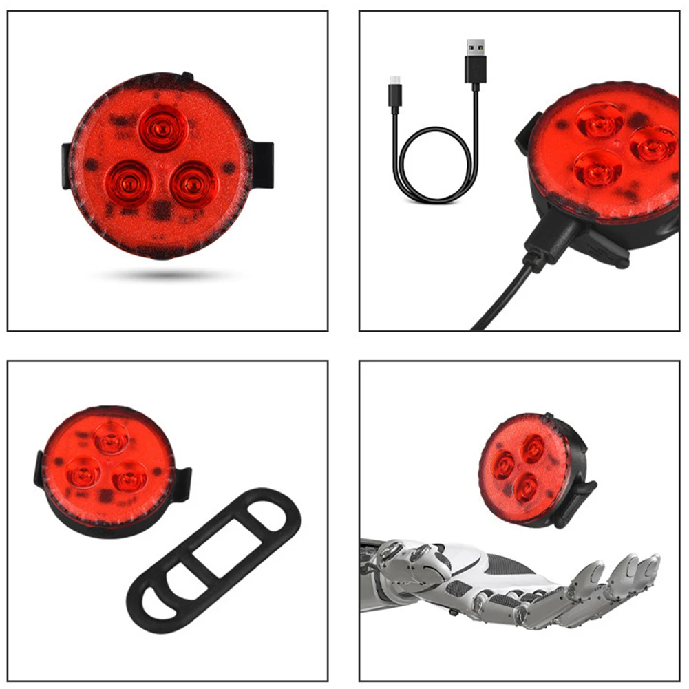 LED 자전거 손전등 미등, USB 충전식 사이클링 경고등, 자전거 사이클링 랜턴 램프, MTB 도로 사이클링용
