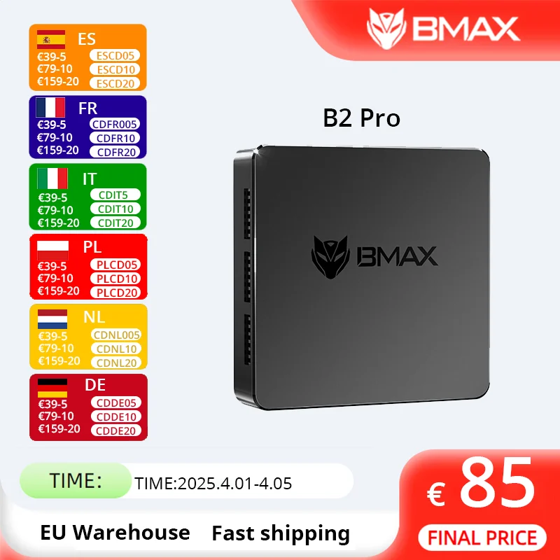 BMAX B2 PRO ミニ PC Windows 11 Amazon.com: Bmax Mini PC 4-Core J4105 (up to 2.5 GHz