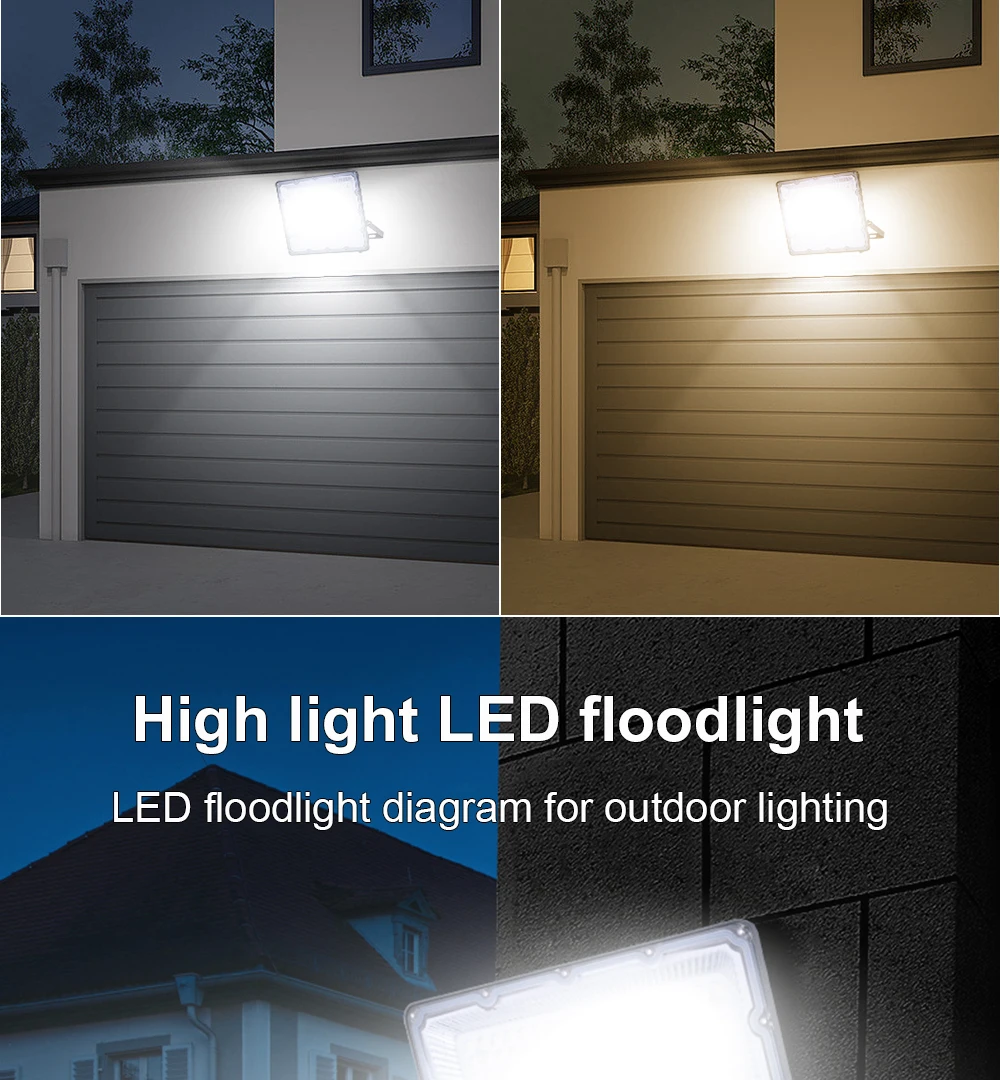 LED Flood Light AC 220V 100W 200W 300W 10W 20W 30W 50W 100W IP66 Sde9fc7ee69954cdf80a477113707ffe0A