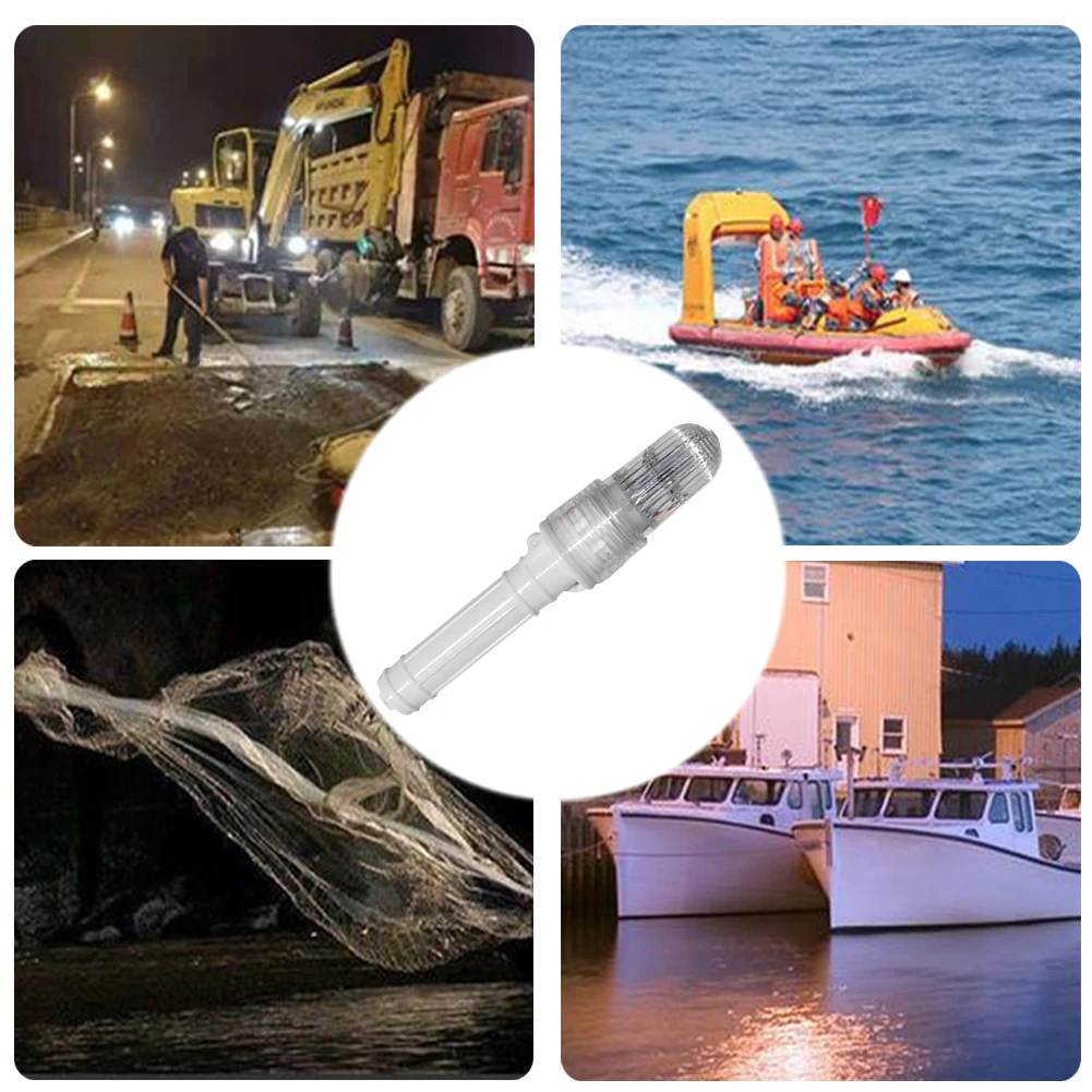LED Boating Flares Buoy Fish Luring Tool Emergency Safety Kit for Fishing Nets Buoys Boats