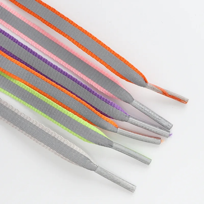 Two Sided Reflective Running Shoelace Warning Webbing reflective tape